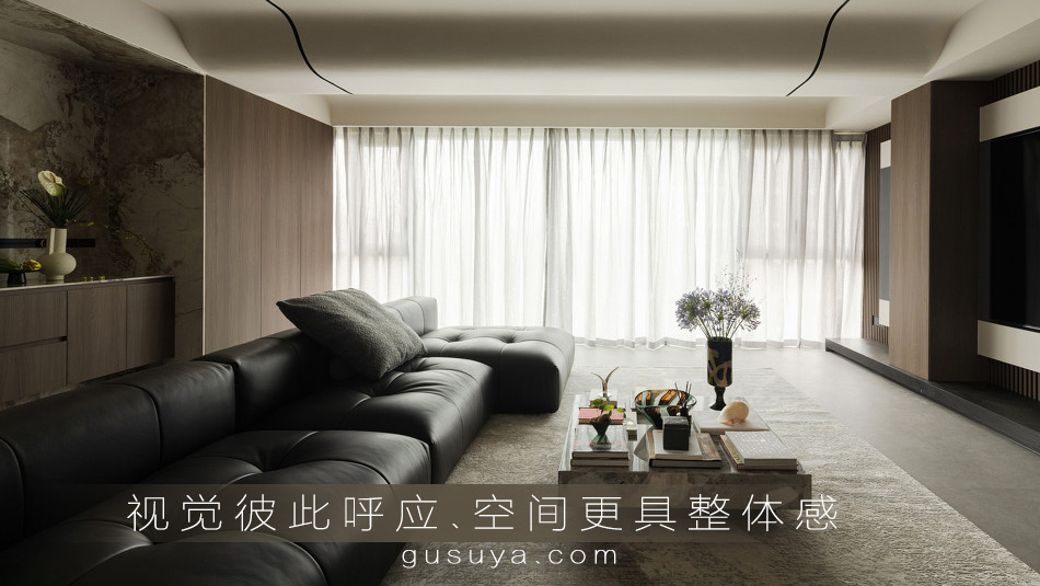 视觉彼此呼应，空间更具整体感